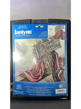Janlynn Cross Stitch Kit "It Did Not End" Religious Design